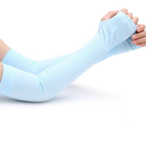 AussieSuperStore Homeware Supplies Sun Protection Arm Cooling Sleeve Blue - 1 Pair Sun Protection Arm Cooling Sleeve Blue - 1 Pair | Solar Sleeves CBSUNSCREENSLEEVEBLU